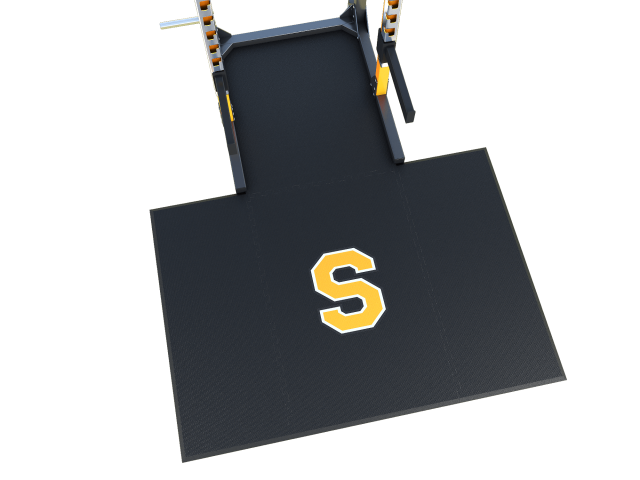 American Platforms 6x8 3/4" thick Custom Insert 24" Logo