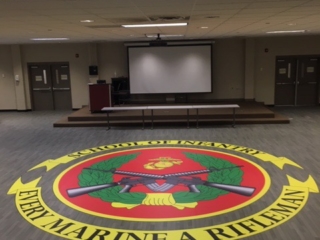 Large Custom Vinyl Flooring Logo