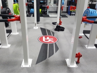 Custom Rubber Flooring and Weightlifting Platforms Logos - American Platforms