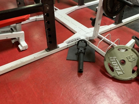 Damaged 8mm Rubber Flooring