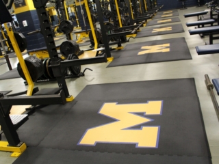 McKinney High School Weight Room Upgrade mckinney high school weight room upgrade to rubber platforms and logos
