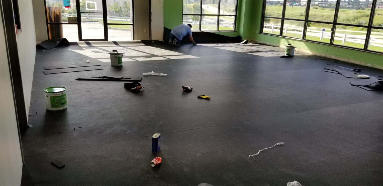 Rolled Rubber Flooring American Platforms